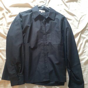 Djerf Avenue Breezy Shirt in Black (Matilda Djerf), size small, NWOT